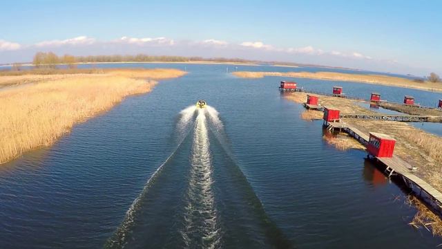 Ловля судака на реке Днепр (вид с птичьего полёта) смотреть онлайн