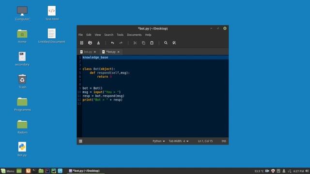 Chat Bot Programming using PYTHON Series #1[ BEGINNER to ADVANCED ] [ Malayalam ] смотреть онлайн