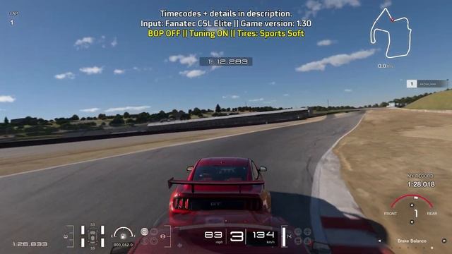 Gran Turismo 7 Lap Time Challenge Tune Showcase - Laguna Seca - Ford Mustang GT '15 смотреть онлайн