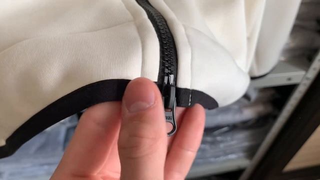 Кофта Nike Tech Fleece белая