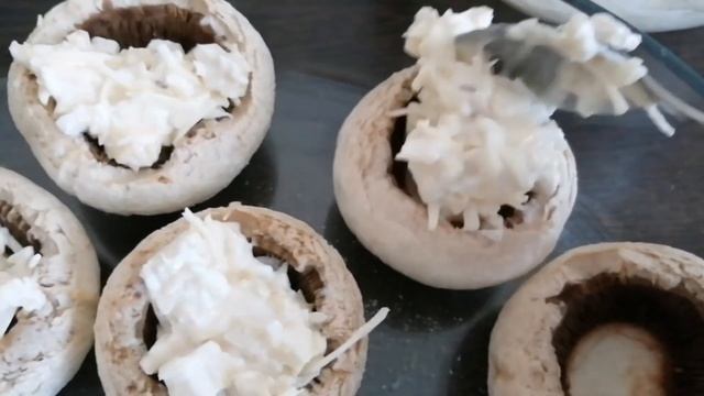 ФАРШИРОВАННЫЕ ШАМПИНЬОНЫ/ОЧЕНЬ ВКУСНО смотреть онлайн
