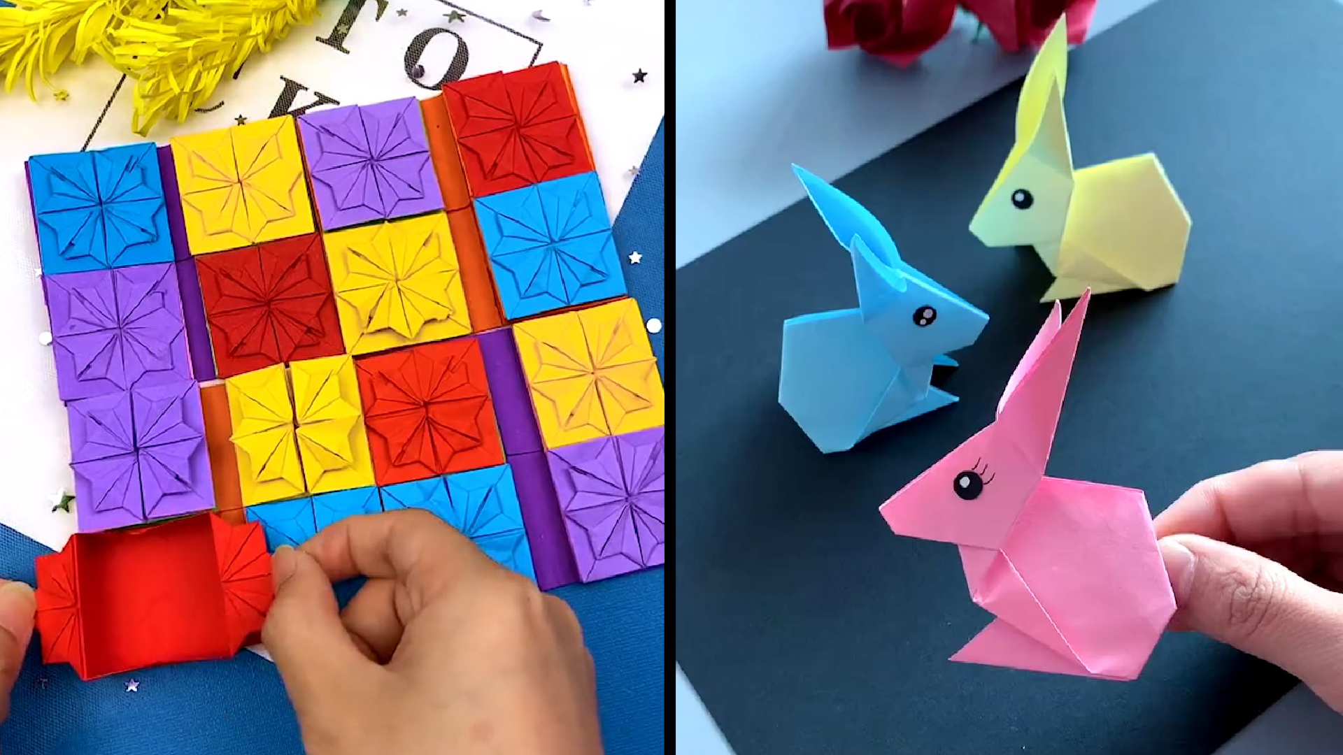 Как сделать зайчика из бумаги. Поделки из бумаги для детей смотреть онлайн