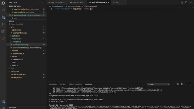 05. Integrate password encryption and JSON Web Token смотреть онлайн