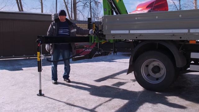 Продажа манипуляторов . Газон манипулятор. ГАЗ-С41RB3 (газон некст) с КМУ . смотреть онлайн