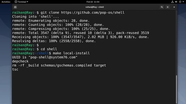 Pop Shell in Debian Sid (Tilling window)! смотреть онлайн