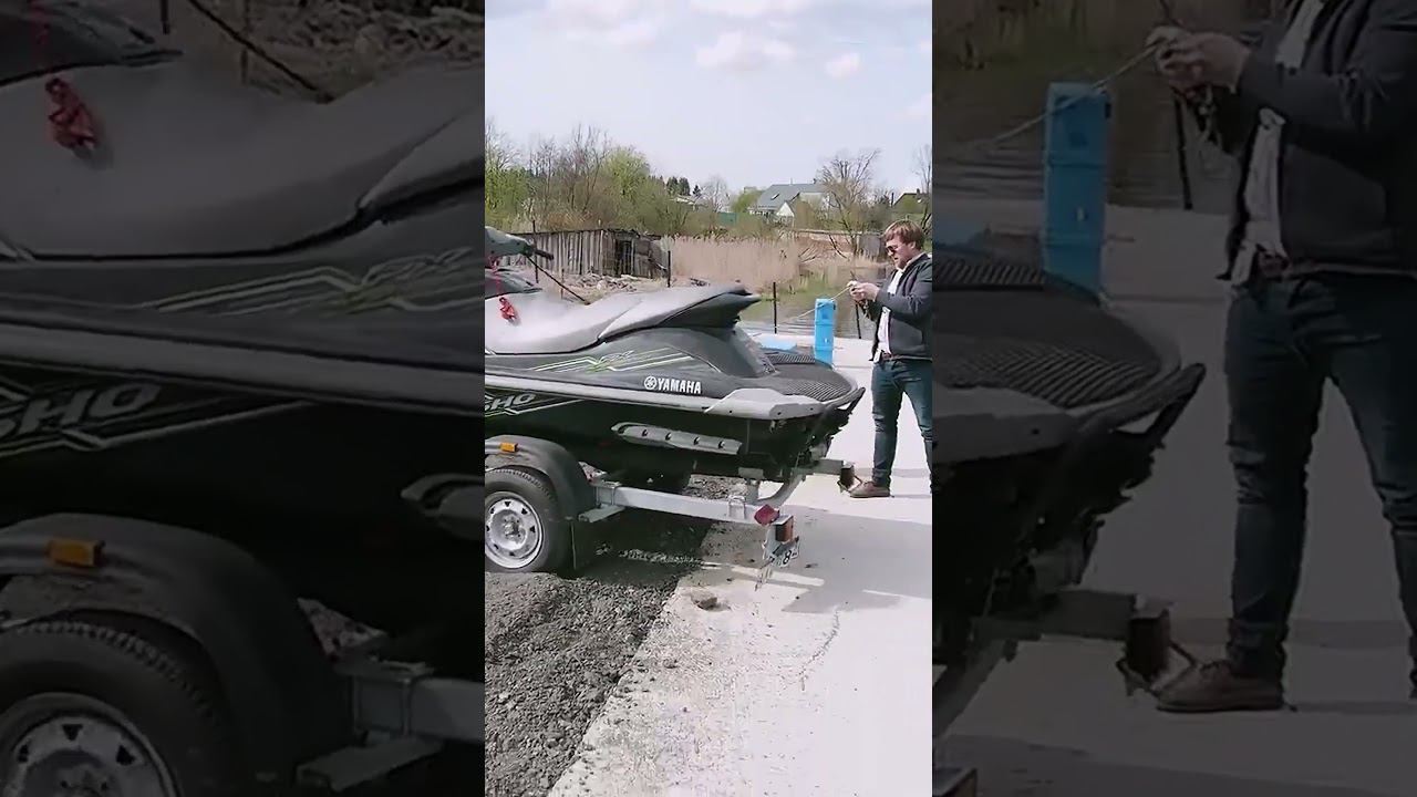 Лодку чуть не унесло по течению! смотреть онлайн