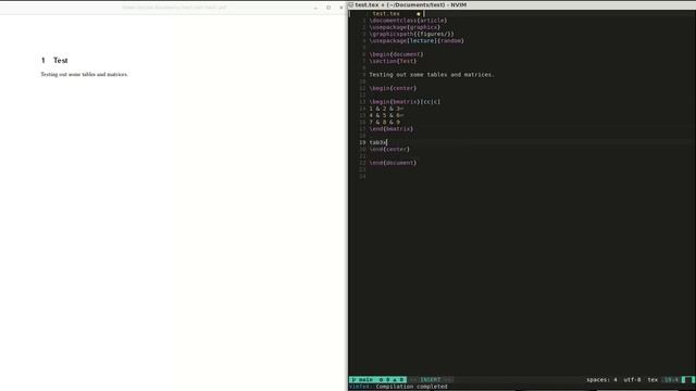 table and matrix snippets in LuaSnip смотреть онлайн