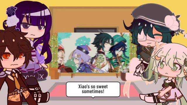 Archons React To Xiaoven (Venti X Xiao) | Crystalized Tofu