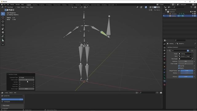 Add Bone Target Addon - Create IK Targets and Others up to 6x Faster! смотреть онлайн