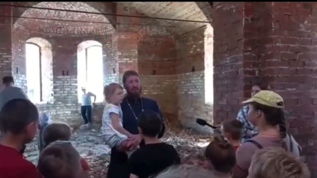Строительство храма Архангела Михаила в селе Глядянское "рассказы сельского батюшки" смотреть онлайн