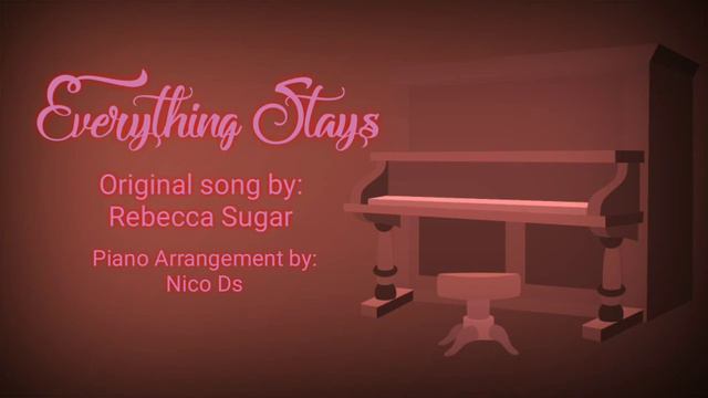 Everything Stays | Piano cover смотреть онлайн