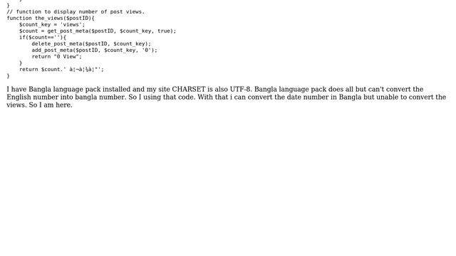 Wordpress: How to localize the number of wordpress post views? смотреть онлайн