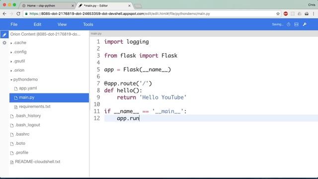 Google Cloud Platform - Python Tutorial смотреть онлайн