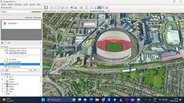 Enregistrer des images de haute résolution sur Google Earth Pro смотреть онлайн