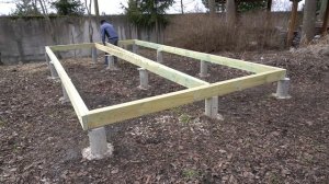 Нижняя обвязка фундамента пакетом из досок 150мм. Просто/бюджетно за 2 дня!