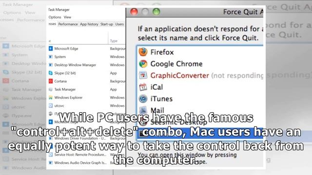 How to 'control+alt+delete' on a Mac computer, and force quit unresponsive apps смотреть онлайн