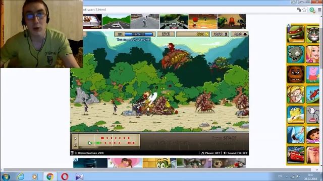 Прохождение игры Age of War 3 или Army of Ages на сложном уровне смотреть онлайн