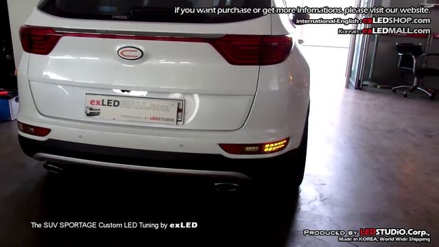 The SUV SPORTAGE Custom LED Tuning by exLED/올뉴스포티지QL 테일램프 커스텀 LED 튜닝 смотреть онлайн