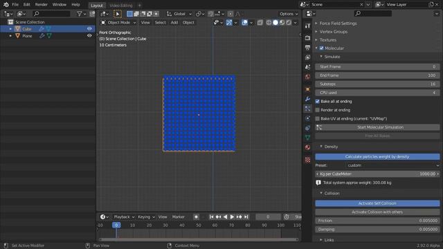 Blender 2.92 Урок - Molecular Addon версии 1.1.2 смотреть онлайн
