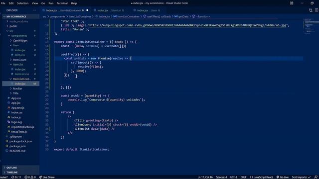 react 5 - Mostrar productos con promise смотреть онлайн