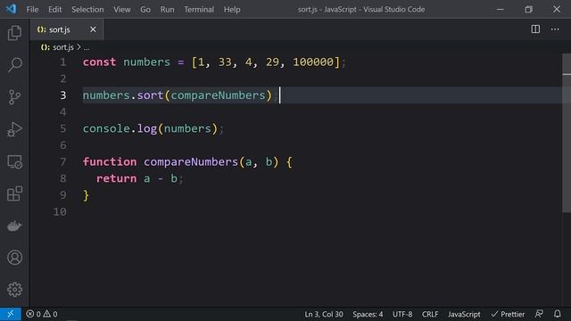JavaScript sort() Array function | JS Buffer смотреть онлайн