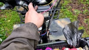 Самодельный квадроцикл с двигателем от скутера 49 кубов 139qmb