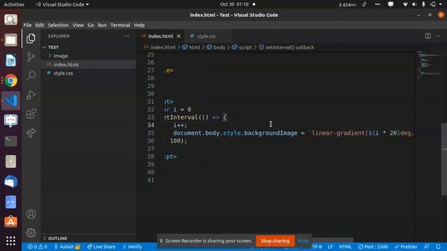 How to animate linear gradient angle in background color смотреть онлайн