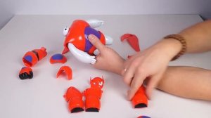 Обзор игрушки Робот Беймакс с комплектом брони Armor-up Baymax Город героев