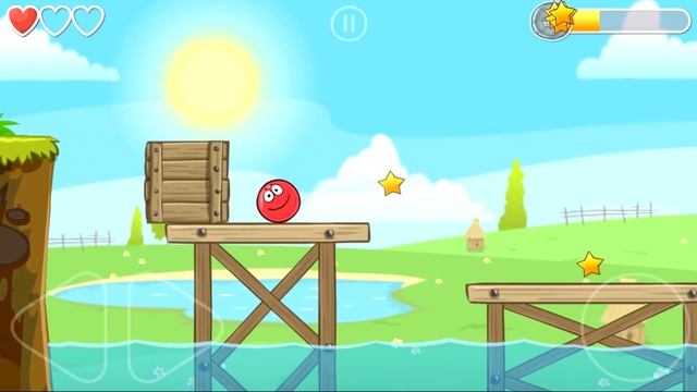 Черный Босс хочет превратить планету красного шарика в квадрат.Red Ball 4 от котика Браяна про шар смотреть онлайн