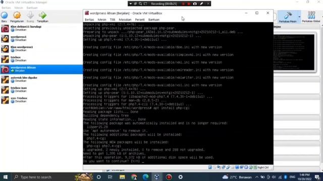 Konfigurasi VPS menggunakan CMS Wordpress debian 11 смотреть онлайн