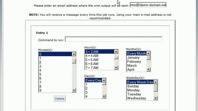 Setting Up a Cron Job - via cPanel's X3 Skin смотреть онлайн