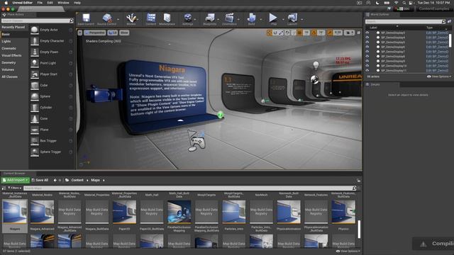 Macbook Pro M1Pro: Unreal Engine 4.27.2 – Niagara Content Examples Still Crashing