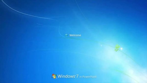 [Win7 PPTX] Windows 7 recreated in PowerPoint