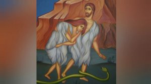 Седе Адам прямо Рая. Нап. Валаамского м-ря, гарм. архім. Матфєя (Мормиля).