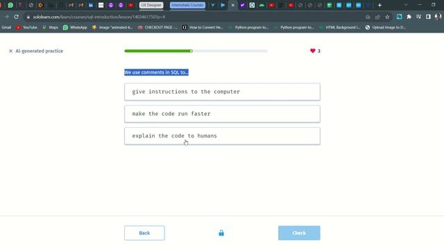 9 Al generated practice | Introduction to SQL | Sololearn смотреть онлайн