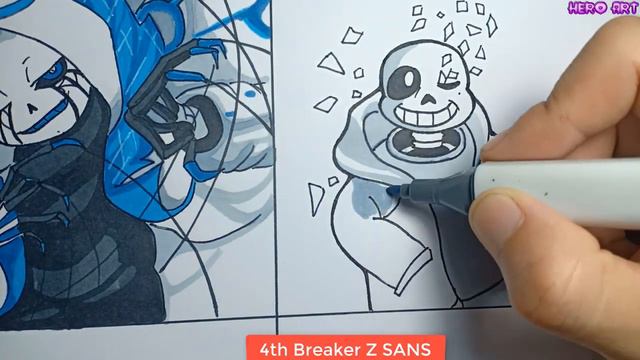 Top 6 Strongest Au Sans In Undertale Fanon Vẽ 6 Sans Mạnh Nhất смотреть онлайн