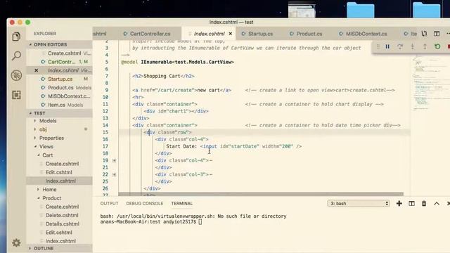 ASP .NET Core 2.2: Shopping cart part5 смотреть онлайн