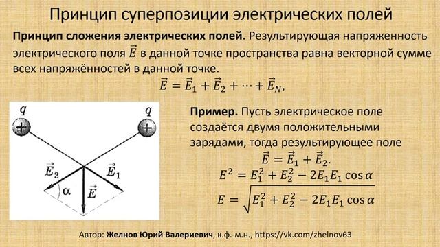 Урок 10. Электростатика. Напряженность и потенциал электрического поля. смотреть онлайн