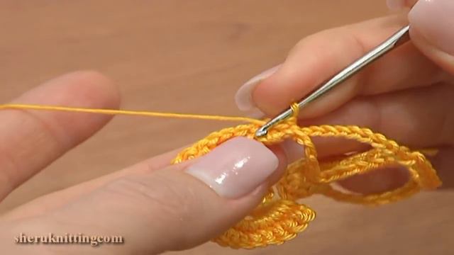 Crochet 6-Petal Flower Part 1 Of 2