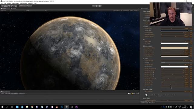 Unity Procedural Planets - Real-Time Animation Update смотреть онлайн