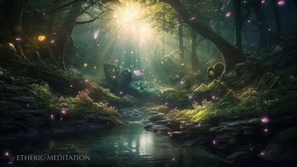 ?333Hz Angelic Healing Meditation _ Ambient Piano and Forest Music for Relaxation & Rejuvenation