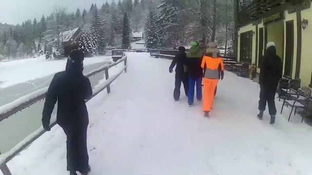 Славское 2021. Поездка на квадриках. смотреть онлайн