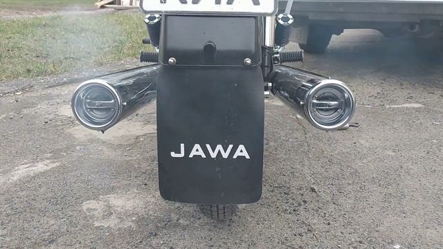 JAWA 638-1-03 настройка после полной реставрации