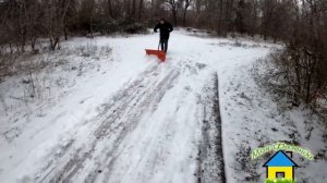 Ручной скребок для снега - лопата отвал