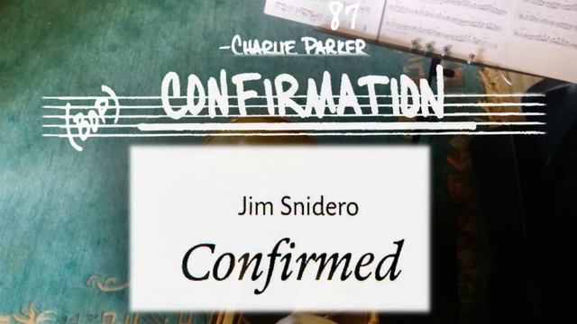 Confirmation + Confirmed / Charlie Parker + Jim Snidero for TROMBONE смотреть онлайн