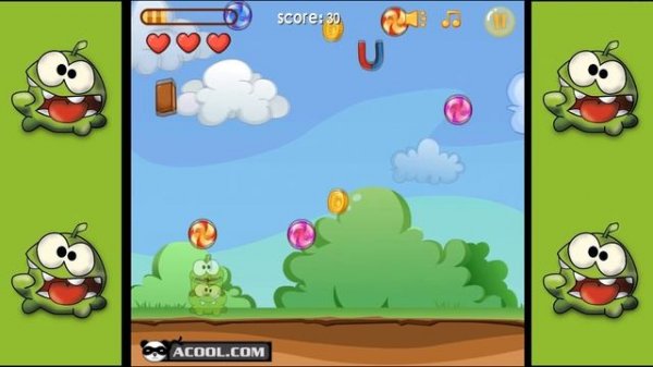 АМ НЯМ : Поймай Конфетку. Leon sweet secret. Детская игра