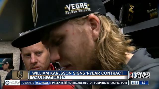 William Karlsson signs contract for $5.25M смотреть онлайн