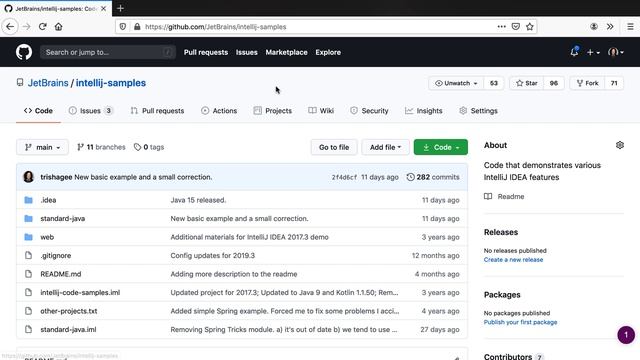 IntelliJ IDEA. Cloning a Project from GitHub смотреть онлайн