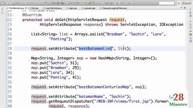 Expression Language (EL) Tutorial - JSP Servlets tutorial 4 смотреть онлайн