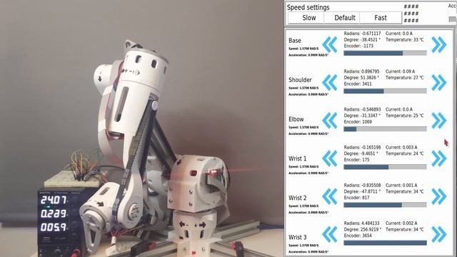 CM6 Cobot - Motor jog demo смотреть онлайн